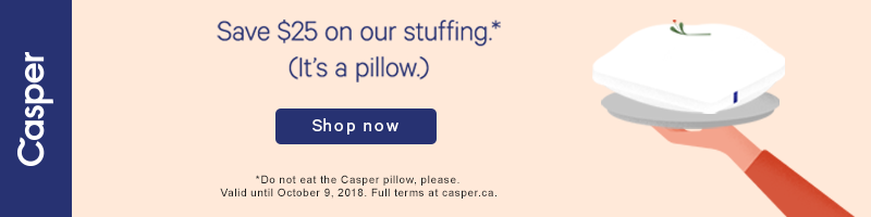 $25 Off Casper Pillow